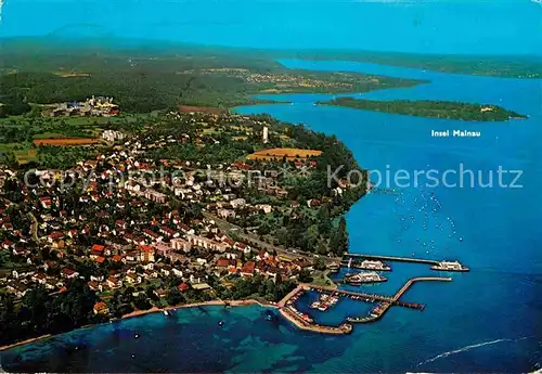 AK / Ansichtskarte Staad Konstanz Fliegeraufnahme Faehrhafen Allmannsdorf Kat. Konstanz