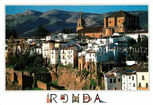AK / Ansichtskarte Ronda Andalucia Iglesia de Santa Maria y puerta de la Exijara Kat. Ronda