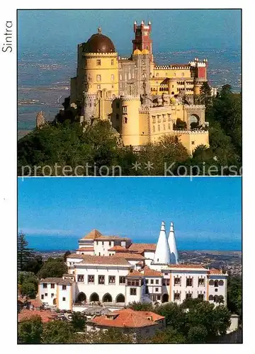 AK / Ansichtskarte Sintra Palacio Nacional da Vila Palacio Nacional da Pena  Kat. Sintra