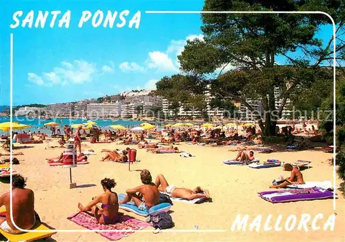 AK / Ansichtskarte Santa Ponca Mallorca Islas Baleares Strand