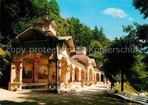 AK / Ansichtskarte Bad Berneck Kolonnade Kurpark  Kat. Bad Berneck Fichtelgebirge