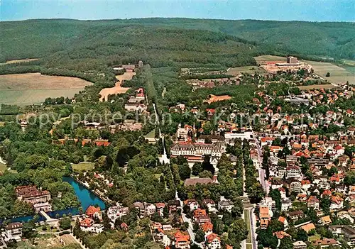 AK / Ansichtskarte Bad Pyrmont Fliegeraufnahme Schloss Bomberg Allee Sanatorium  Kat. Bad Pyrmont