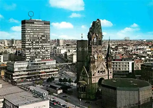 AK / Ansichtskarte Berlin Stadtblick Gedaechtniskirche Europa Center Kat. Berlin