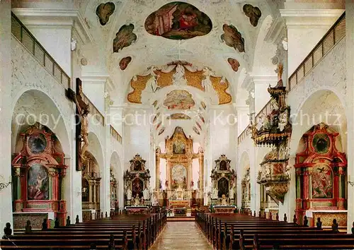 AK / Ansichtskarte Muenstertal Schwarzwald Pfarrkirche St Trudpert Inneres Kat. Muenstertal