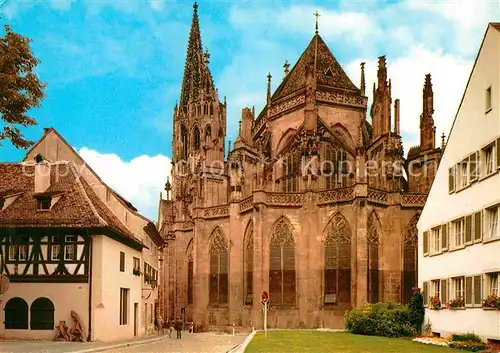 AK / Ansichtskarte Freiburg Breisgau Muenster ULB Kat. Freiburg im Breisgau