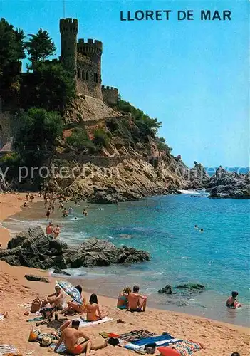 AK / Ansichtskarte Lloret de Mar Castillo Kat. Costa Brava Spanien