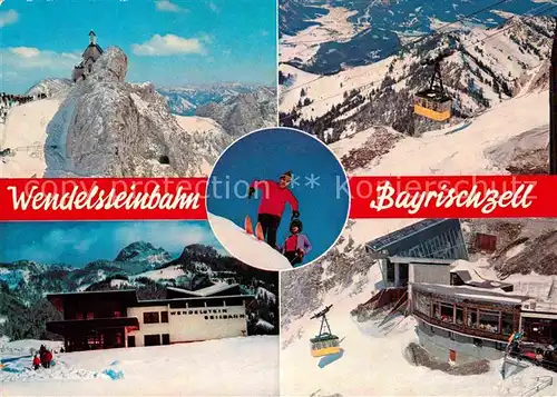 AK / Ansichtskarte Seilbahn Wendelstein Bayrischzell  Kat. Bahnen