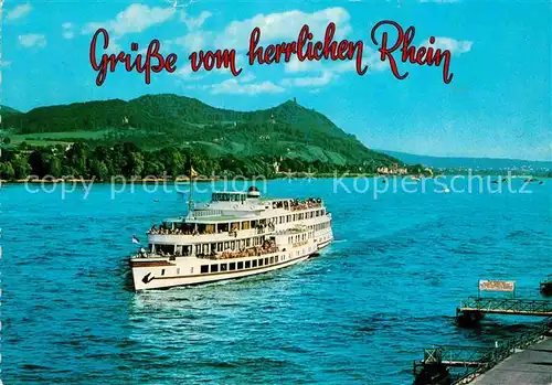 AK / Ansichtskarte Motorschiffe MS Deutschland Rhein Kat. Schiffe