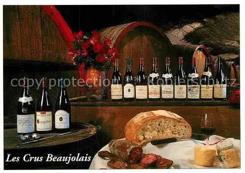 AK / Ansichtskarte Wein Les Crus Beaujolais  Kat. Lebensmittel