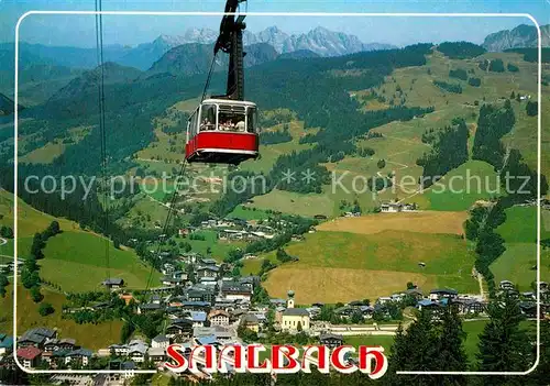 AK / Ansichtskarte Seilbahn Schattberg Saalbach  Kat. Bahnen