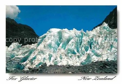 AK / Ansichtskarte Gletscher Fax Glacier New Zealand  Kat. Berge