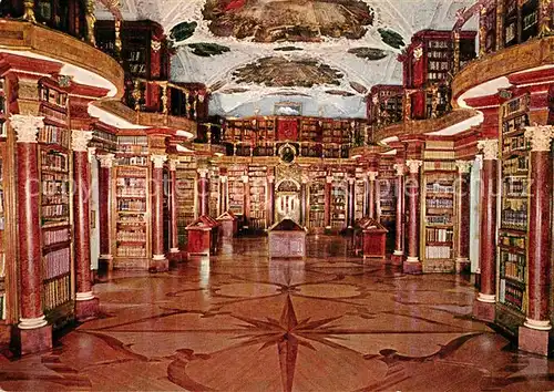AK / Ansichtskarte Bibliothek Library Stiftsbibliothek St. Gallen Rokokosaal  Kat. Gebaeude