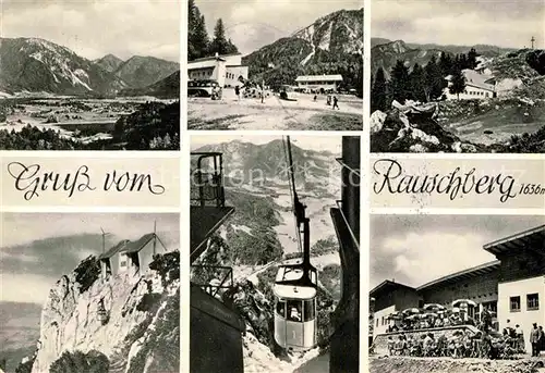 AK / Ansichtskarte Seilbahn Rauschberg Ruhpolding  Kat. Bahnen