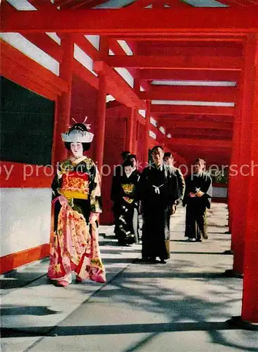 AK / Ansichtskarte Geisha Bridal Procession Shinto Shrine  Kat. Japan