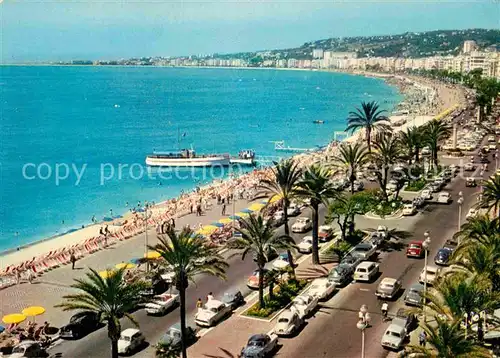AK / Ansichtskarte Nice Alpes Maritimes Promenade Anglais et la Baie des Anges  Kat. Nice