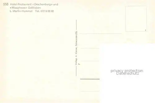 AK / Ansichtskarte Gottlieben Hotel Restaurant Drachenburg und Waaghaus Kat. Gottlieben