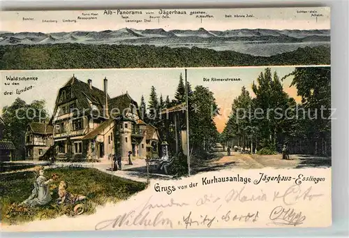 AK / Ansichtskarte Esslingen Neckar Kurhausanlage Jaegerhof Kat. Esslingen am Neckar