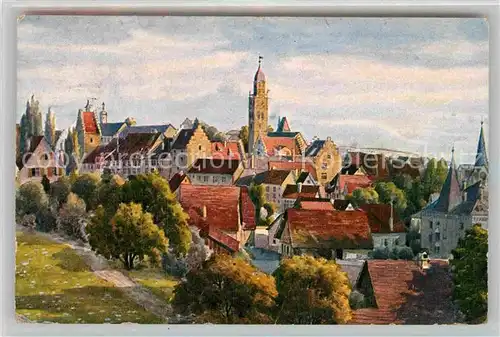 AK / Ansichtskarte ueberlingen Bodensee Kuenstlerkarte Marschall Muenster Kat. ueberlingen