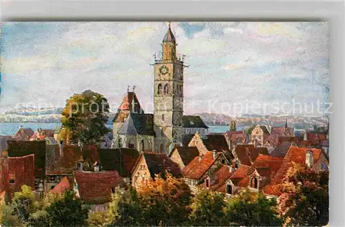 AK / Ansichtskarte ueberlingen Bodensee Kuenstlerkarte Marschall Muenster Kat. ueberlingen