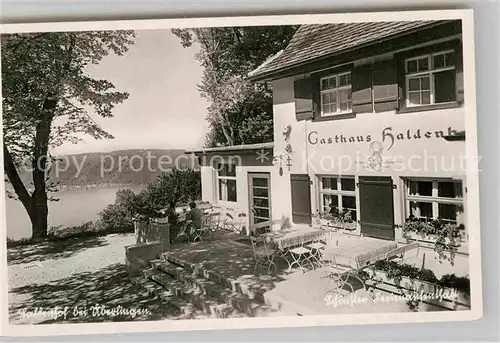 AK / Ansichtskarte ueberlingen Bodensee Hoehengasthof Pension Haldenhof Althohenfels Kat. ueberlingen