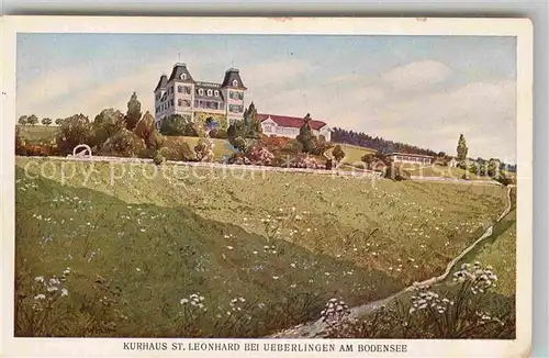 AK / Ansichtskarte ueberlingen Bodensee Kurhaus Sankt Leonhard Kat. ueberlingen
