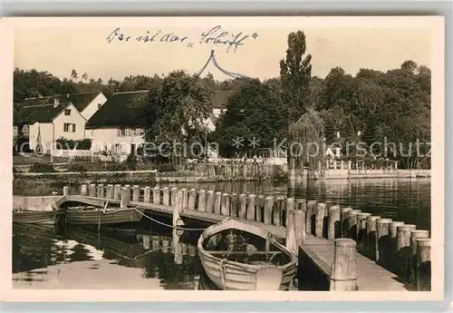 AK / Ansichtskarte Wallhausen Bodensee Gasthaus Pension zum Schiff