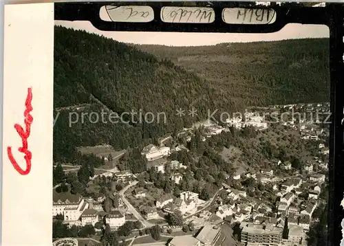 AK / Ansichtskarte Wildbad Schwarzwald Fliegeraufnahme Kat. Bad Wildbad