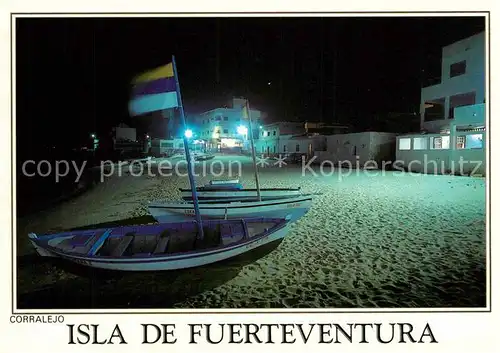 AK / Ansichtskarte Corralejo Abends am Strand Kat. La Oliva Fuerteventura