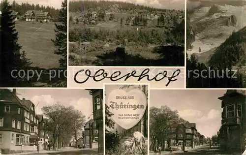 AK / Ansichtskarte Oberhof Thueringen Teilansicht Panorama  Kat. Oberhof Thueringen