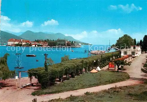 AK / Ansichtskarte Stresa Lago Maggiore Campingplatz Isola Bella