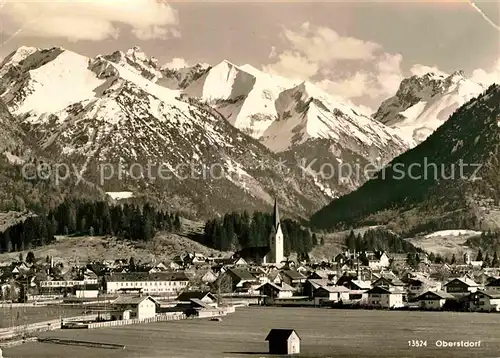 AK / Ansichtskarte Oberstdorf Panorama  Kat. Oberstdorf