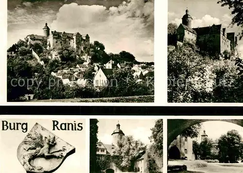 AK / Ansichtskarte Ranis Burg Ranis Details Kat. Ranis