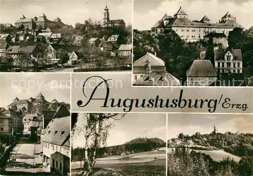 AK / Ansichtskarte Augustusburg Stadt und Burg Kat. Augustusburg