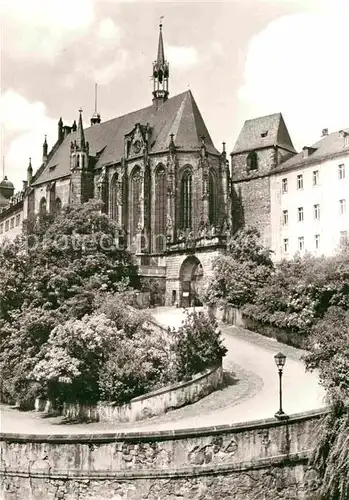 AK / Ansichtskarte Altenburg Thueringen Schlosskirche mit Schlossauffahrt Kat. Altenburg