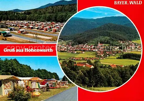 AK / Ansichtskarte Hohenwarth Koetzting Campingplatz Ortsblick Kat. Hohenwarth