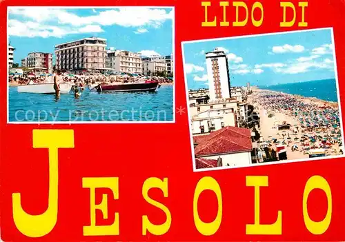 AK / Ansichtskarte Lido di Jesolo Strandpartien Kat. Italien
