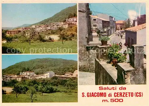 AK / Ansichtskarte San Giacomo di Cerzeto Teilansichten Dorfmotiv