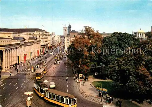 AK / Ansichtskarte Strassenbahn Stuttgart Koenigstrasse  Kat. Strassenbahn