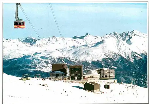 AK / Ansichtskarte Seilbahn Crap Sogn Gion Flims Laax  Kat. Bahnen
