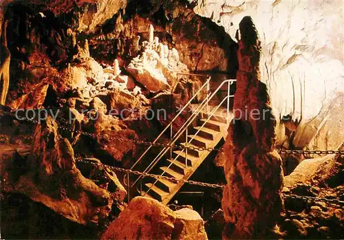 AK / Ansichtskarte Hoehlen Caves Grottes Warstein Bilsteinhoehlen Grosse Halle Burg Stolzenfels Kat. Berge