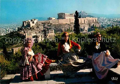 AK / Ansichtskarte Trachten Griechenland Athen Nationaltracht 