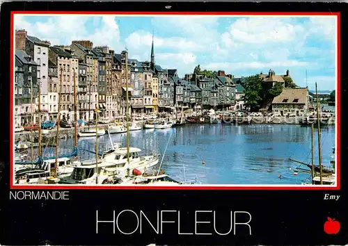 AK / Ansichtskarte Honfleur Hafen Sainte Catherine Kat. Honfleur