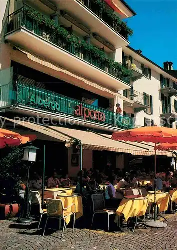 AK / Ansichtskarte Ascona Lago Maggiore Hotel Ristorante Al Porto