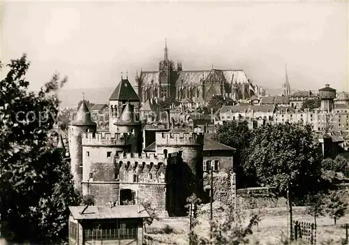 AK / Ansichtskarte Metz Moselle Vue d ensemble sur la Porte des Allemands et la Cathedrale Kat. Metz