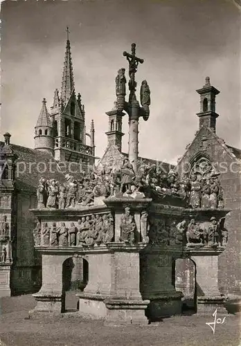 AK / Ansichtskarte Guimiliau Eglise et le calvaire Kat. Guimiliau