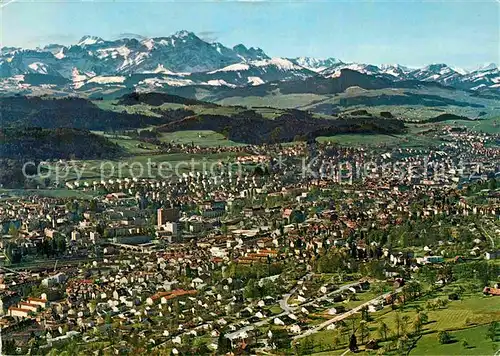 AK / Ansichtskarte St Gallen SG Fliegeraufnahme Kat. St Gallen