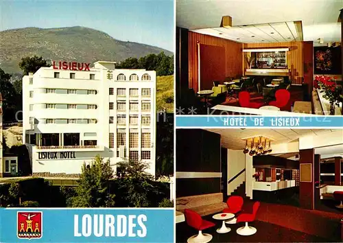 AK / Ansichtskarte Lourdes Hautes Pyrenees Hotel de Lisieux Kat. Lourdes