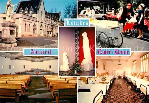 AK / Ansichtskarte Lourdes Hautes Pyrenees Accueil Notre Dame Kat. Lourdes