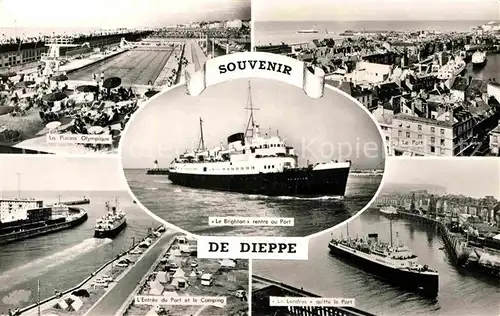 AK / Ansichtskarte Dieppe Seine Maritime Piscine Olympique Le Port Camping Le Landres Kat. Dieppe