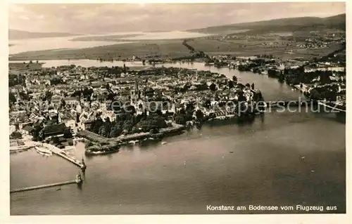 AK / Ansichtskarte Konstanz Bodensee Fliegeraufnahme Kat. Konstanz